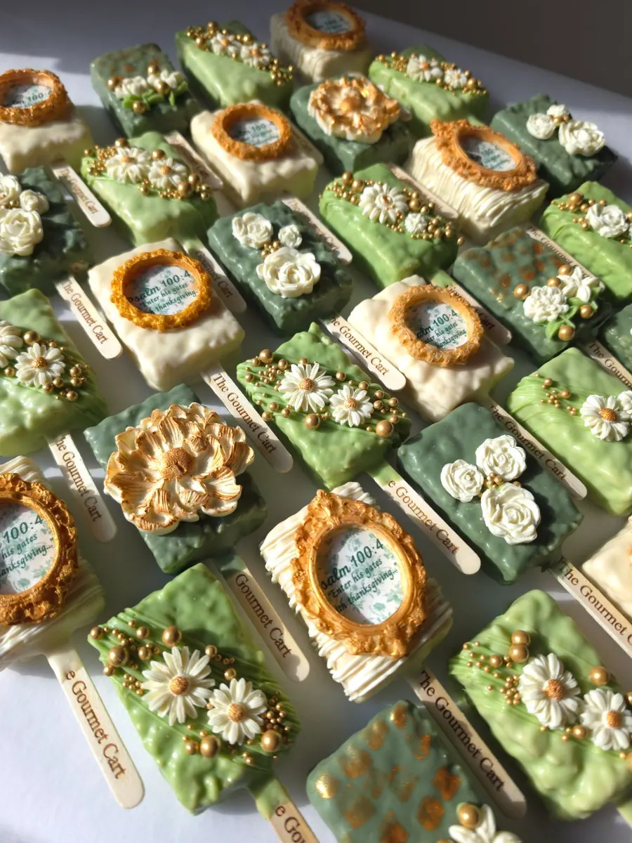 Handcrafted dessert styling by The Gourmet Cart